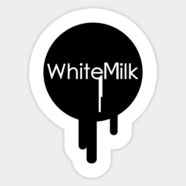 White Milk Sticker by Clown